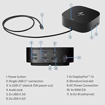 HP USB-c Dock G5 - USB-C Docking Station - Image 4